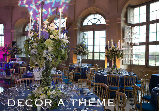 Réception privée. Inspiration Preston Bailey au château de Maincy